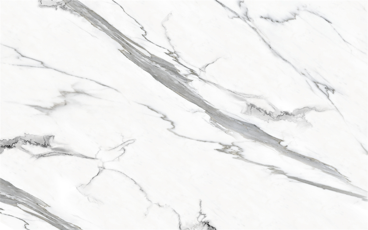 Papier peint marbre blanc avec motifs gris