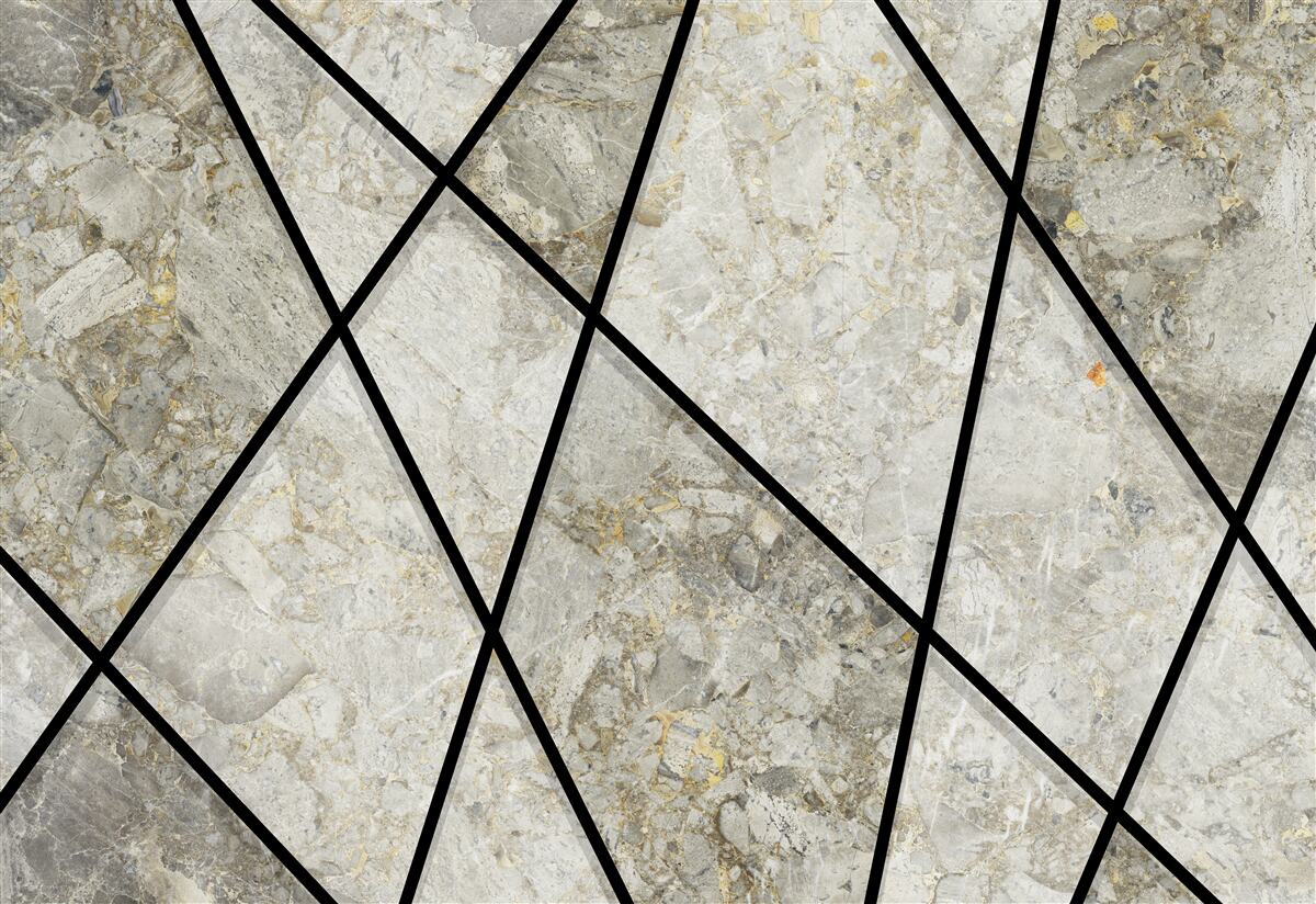 Papier peint marbre avec veines noires