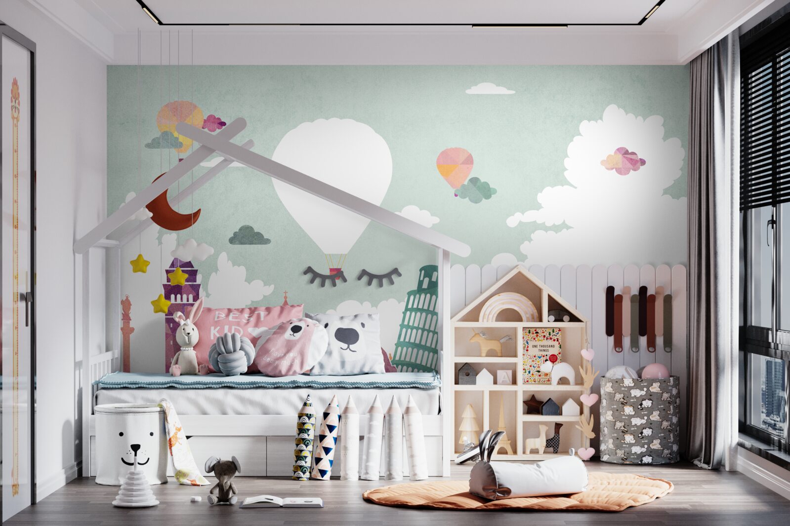 Papier peint bâtiments dans l'architecture mondiale