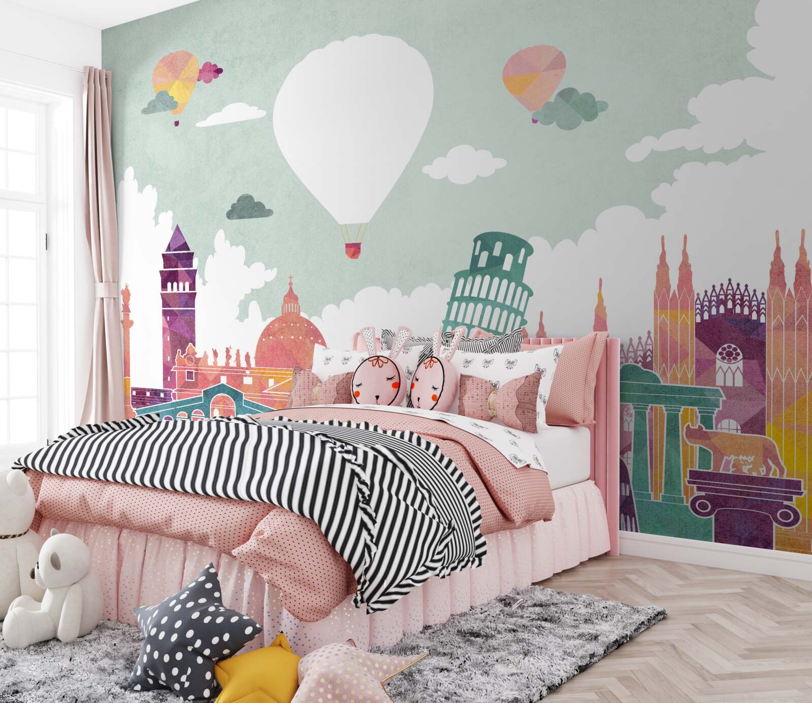 Papier peint bâtiments dans l'architecture mondiale