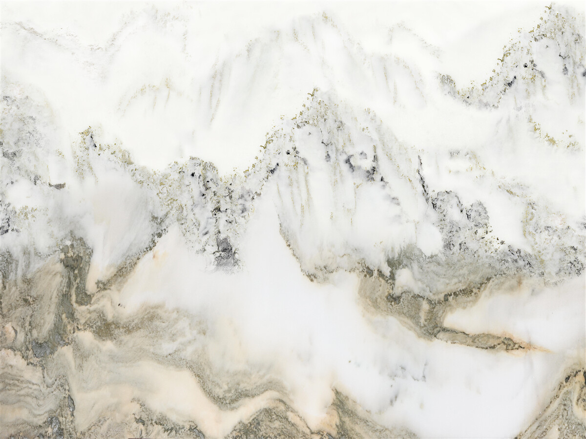 Papier peint pluie dans le jardin japonais