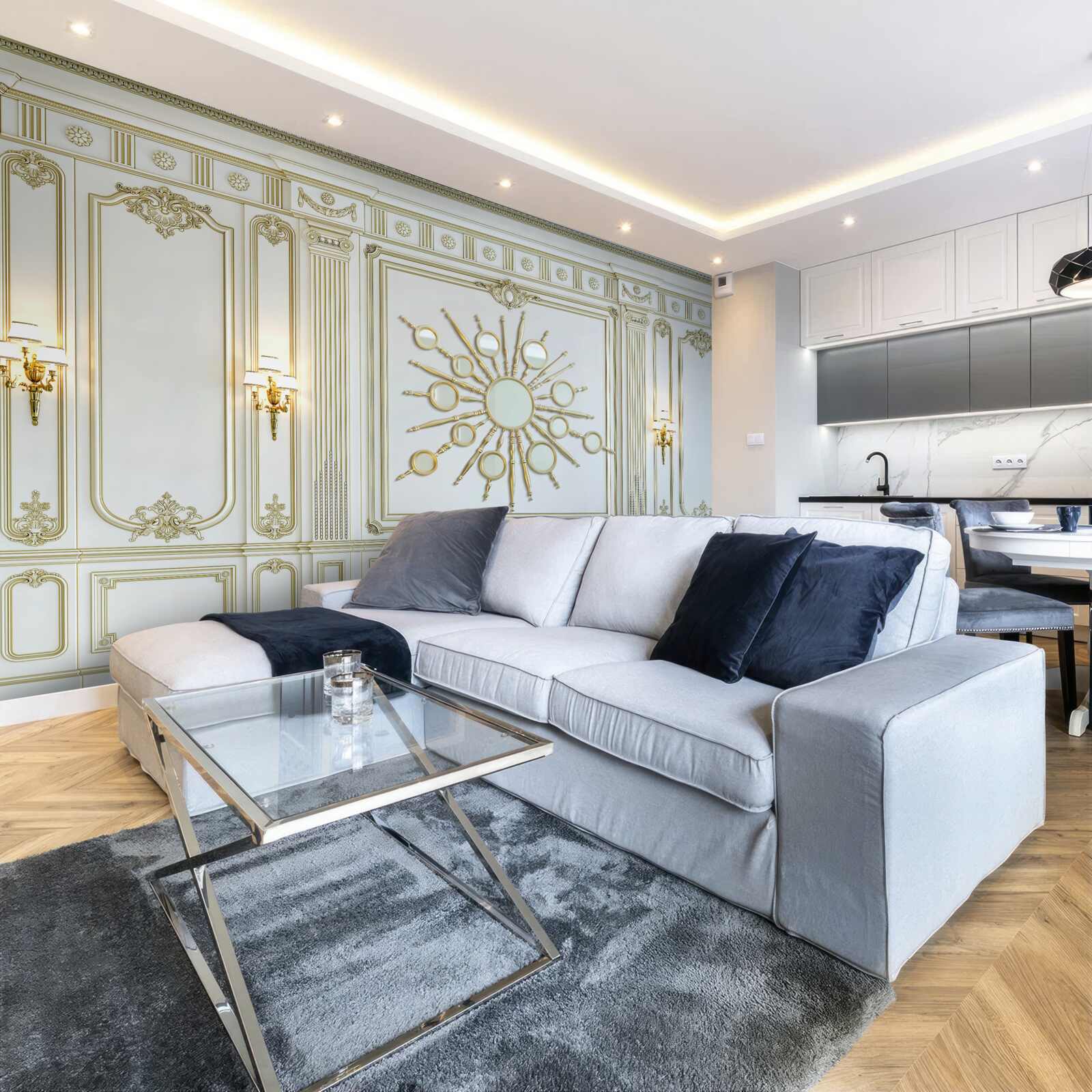 Papier peint intérieur classique