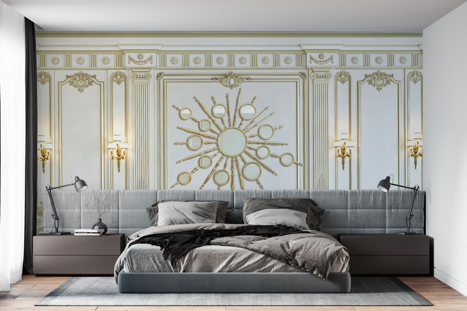 Papier peint intérieur classique