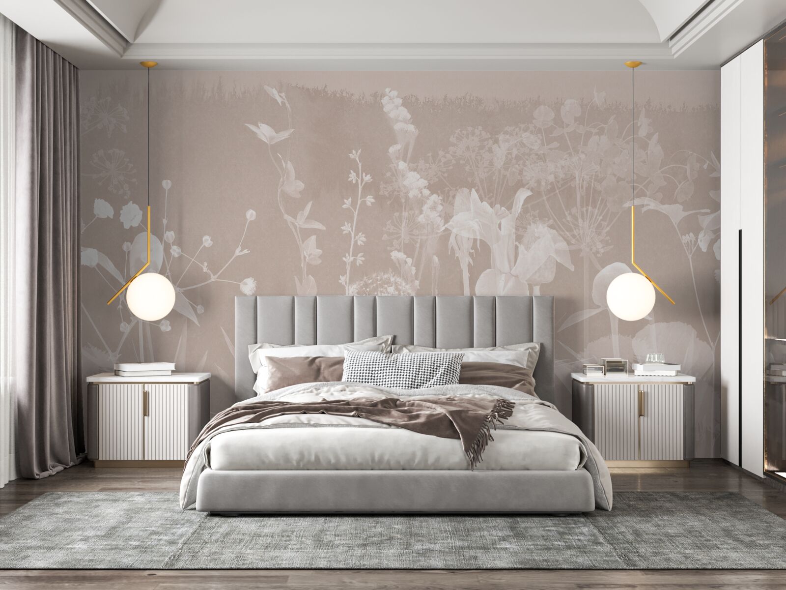 Papier peint pissenlit