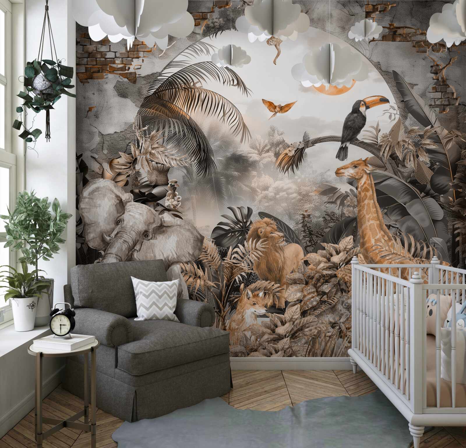 Papier peint habitants des tropiques