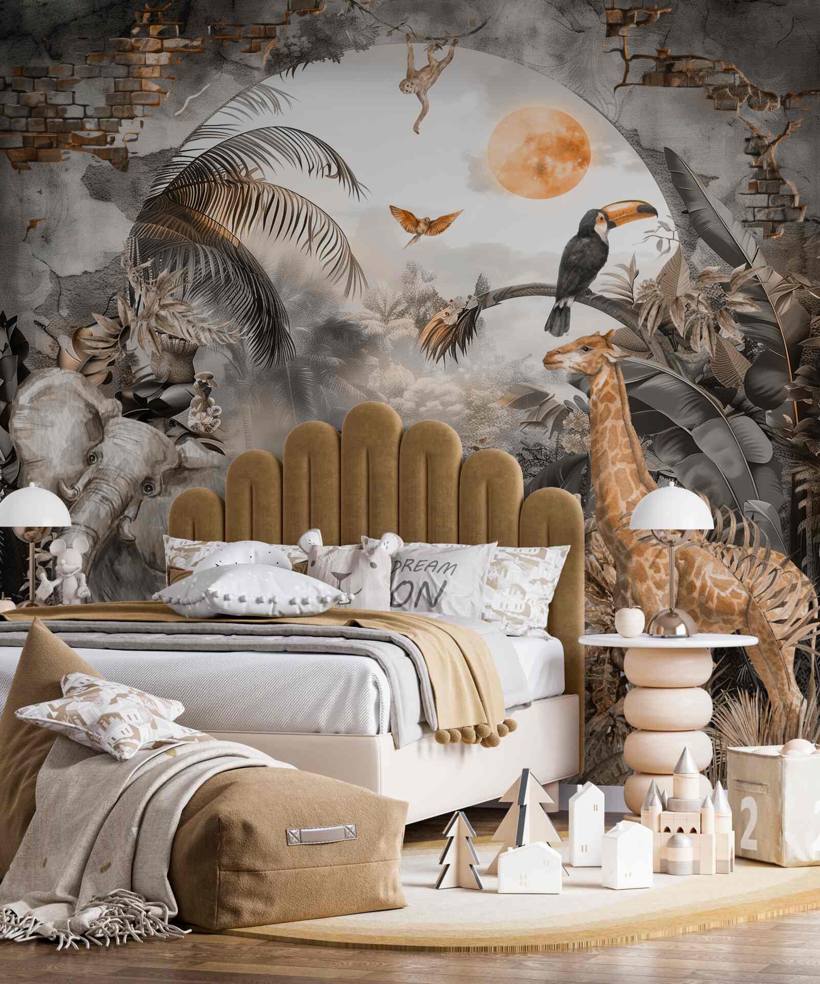 Papier peint habitants des tropiques