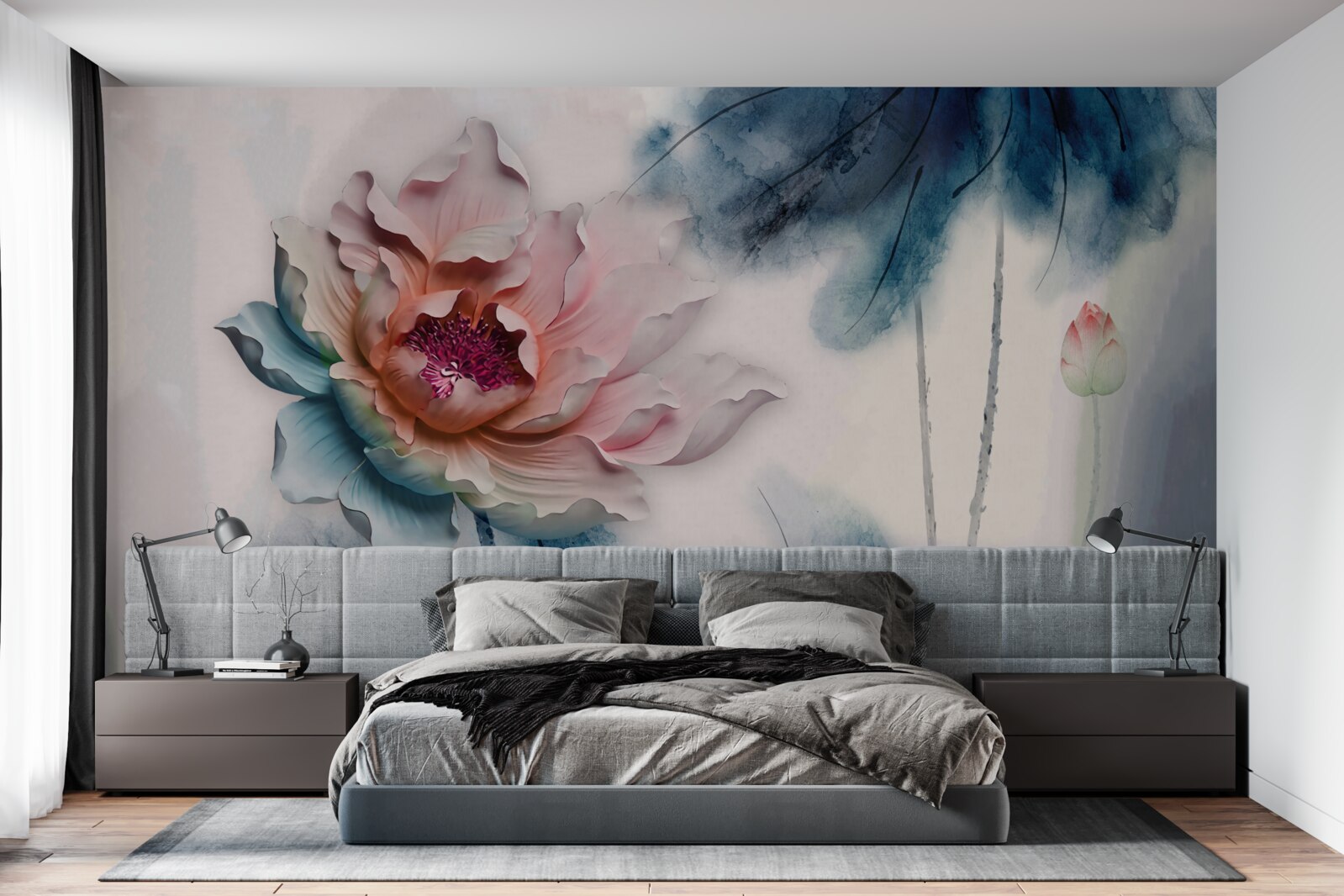 Papier peint s'accumule pendant les périodes de précipitations intenses