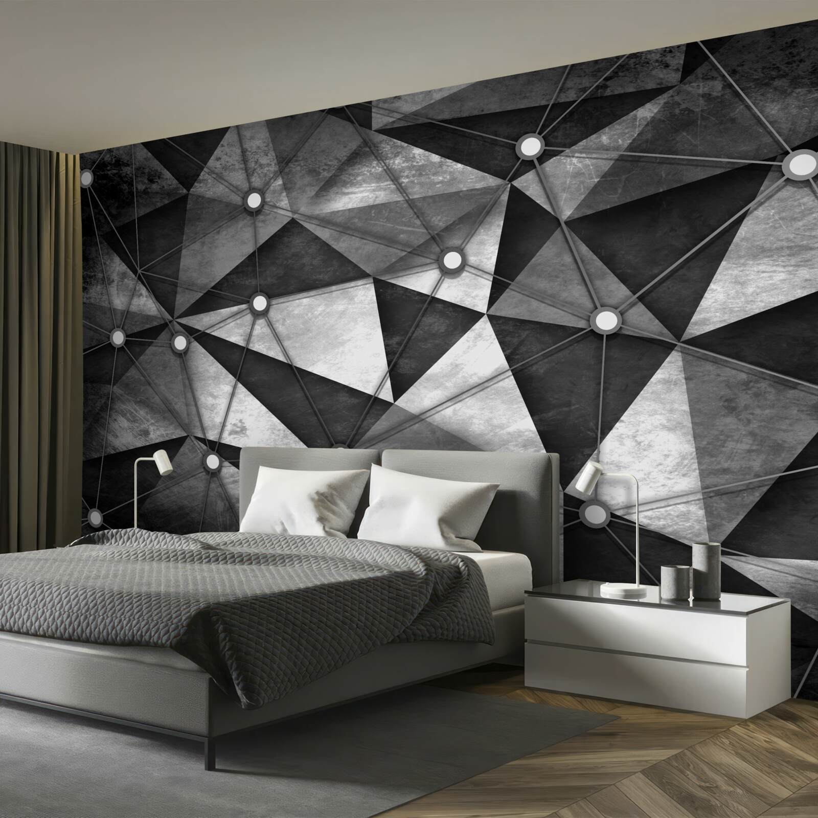 Papier peint vidéophones gris inhabituels