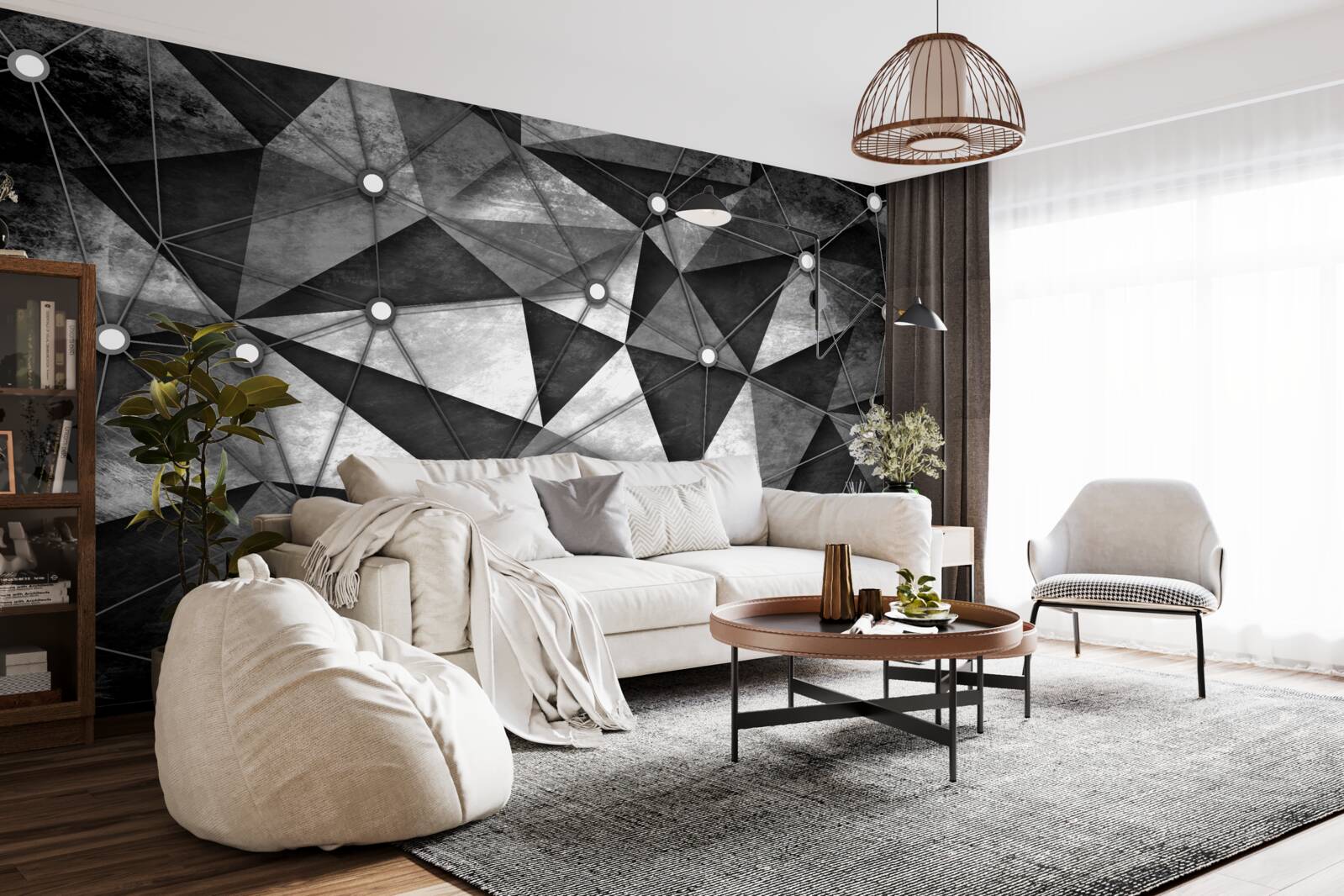 Papier peint vidéophones gris inhabituels