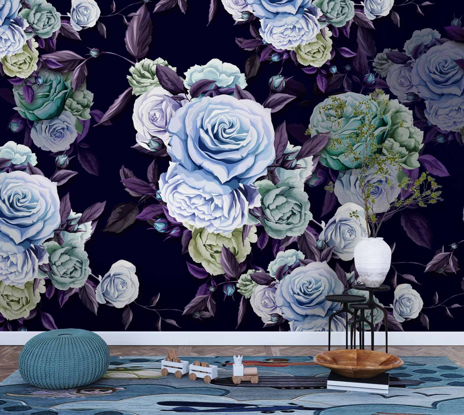 Papier peint les roses du ciel