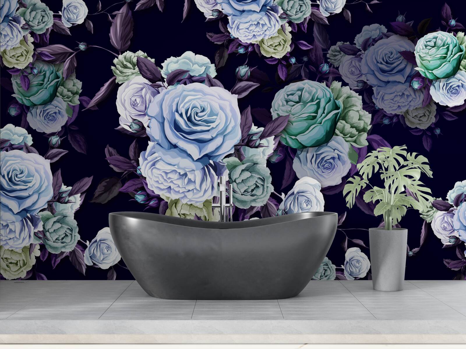 Papier peint les roses du ciel