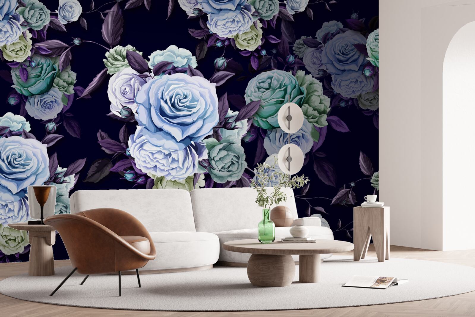 Papier peint les roses du ciel