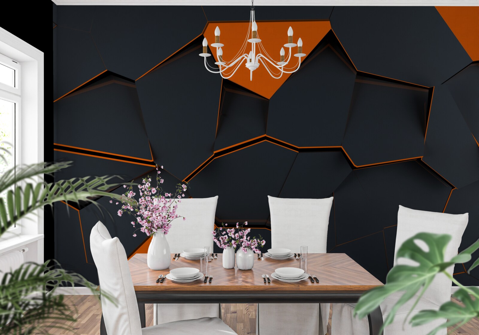 Papier peint fond abstrait créé par le designer