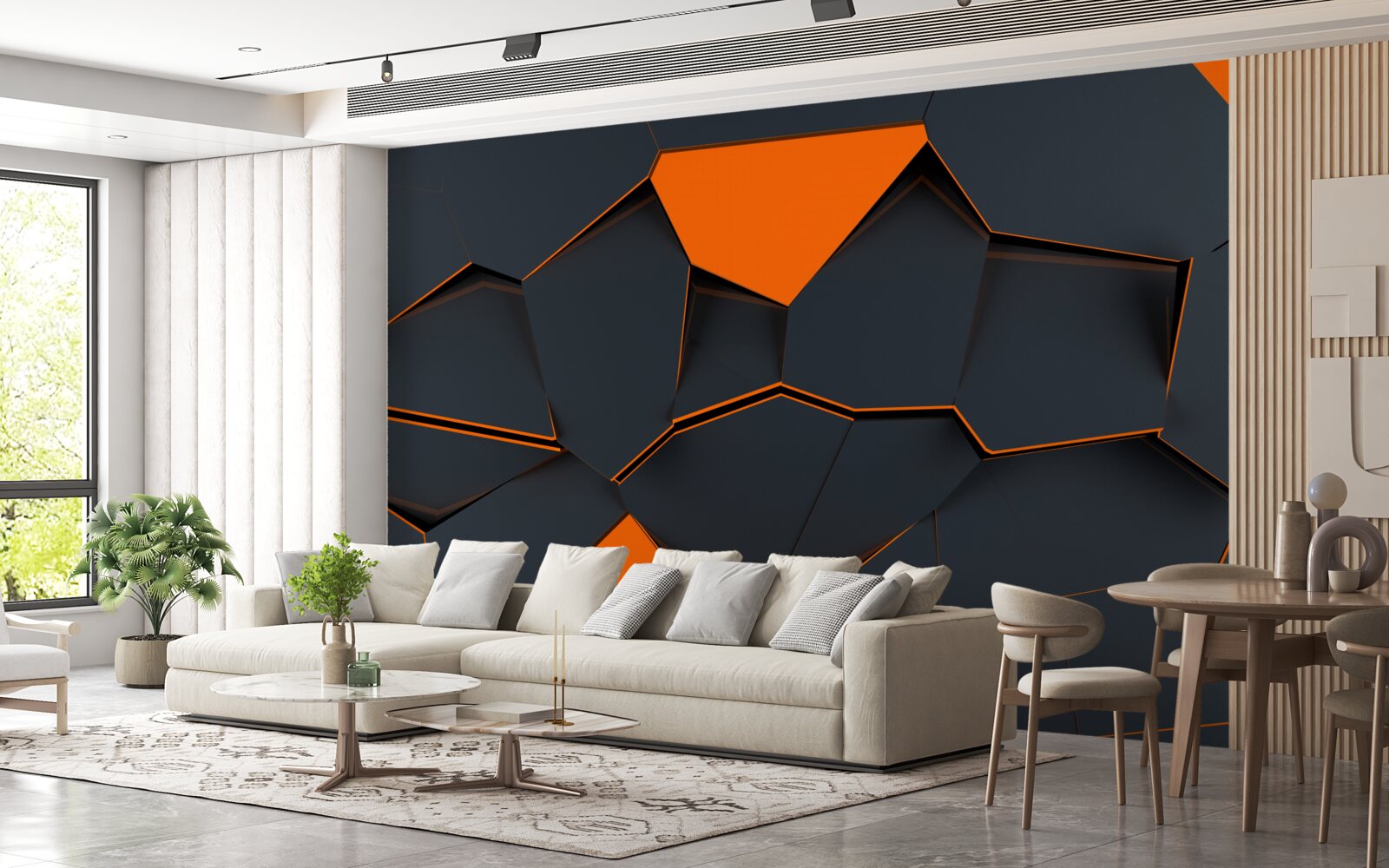 Papier peint fond abstrait créé par le designer