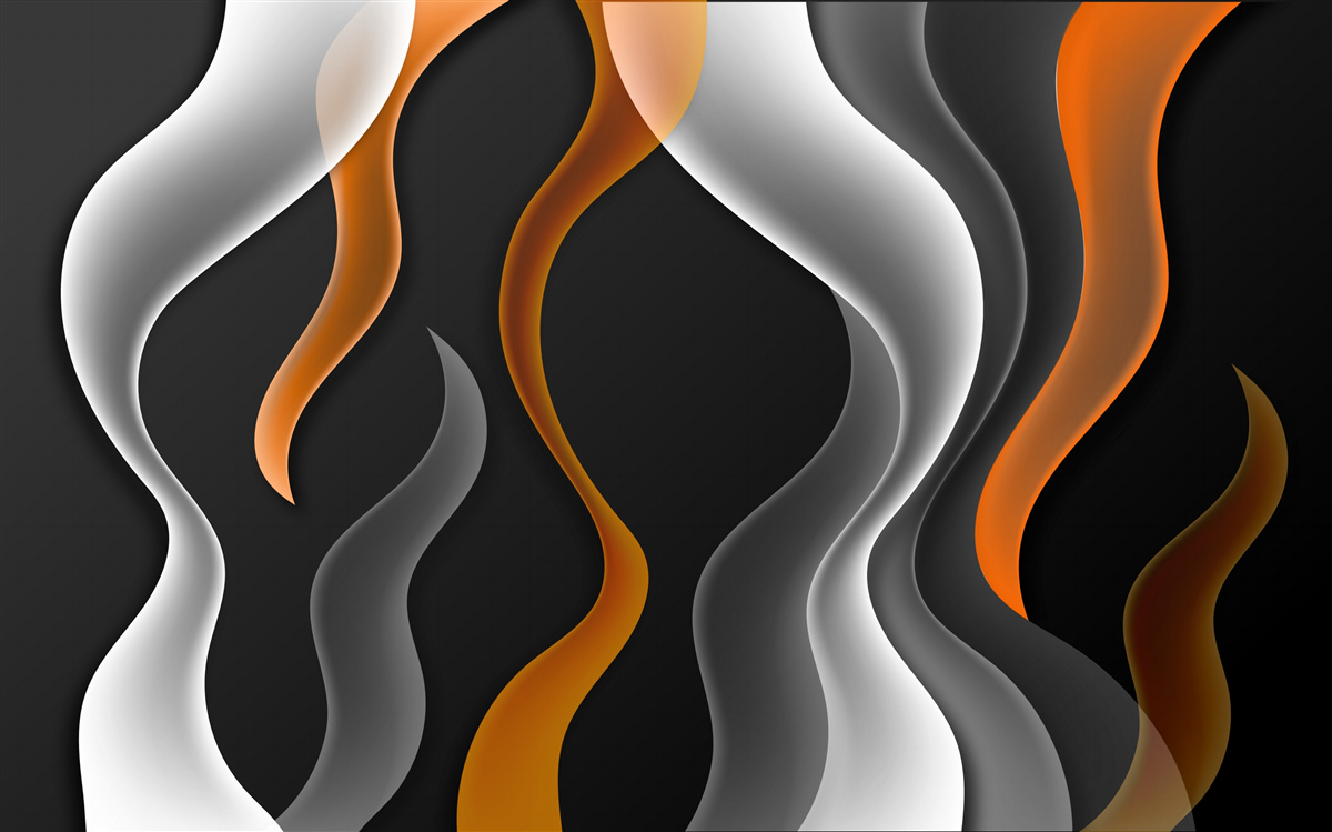 Papier peint vagues de tons gris et bruns