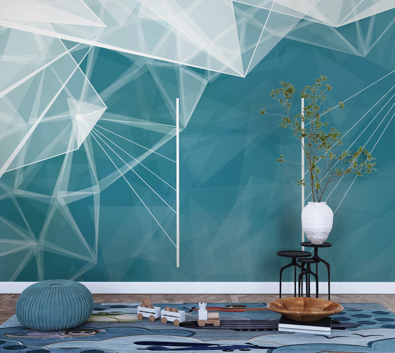 Papier peint les sommets des montagnes enneigées