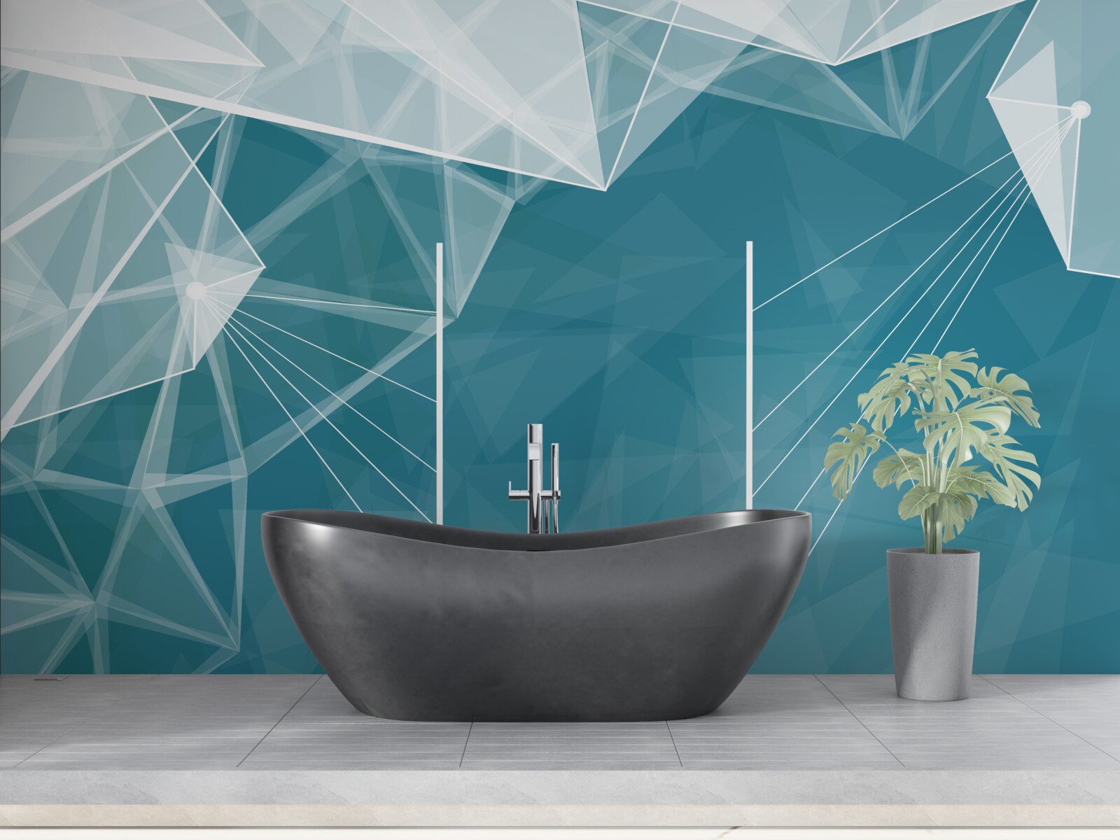 Papier peint les sommets des montagnes enneigées