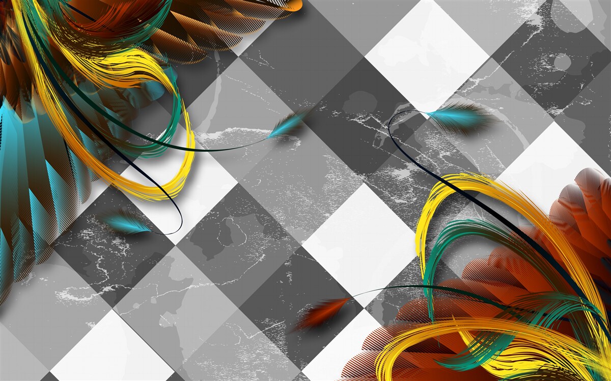 Papier peint comme des oiseaux de paradis