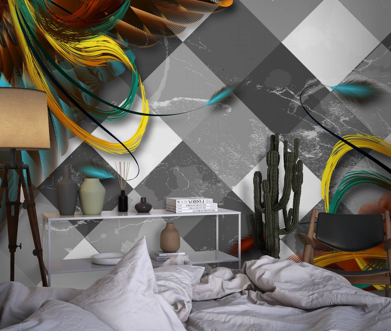 Papier peint comme des oiseaux de paradis