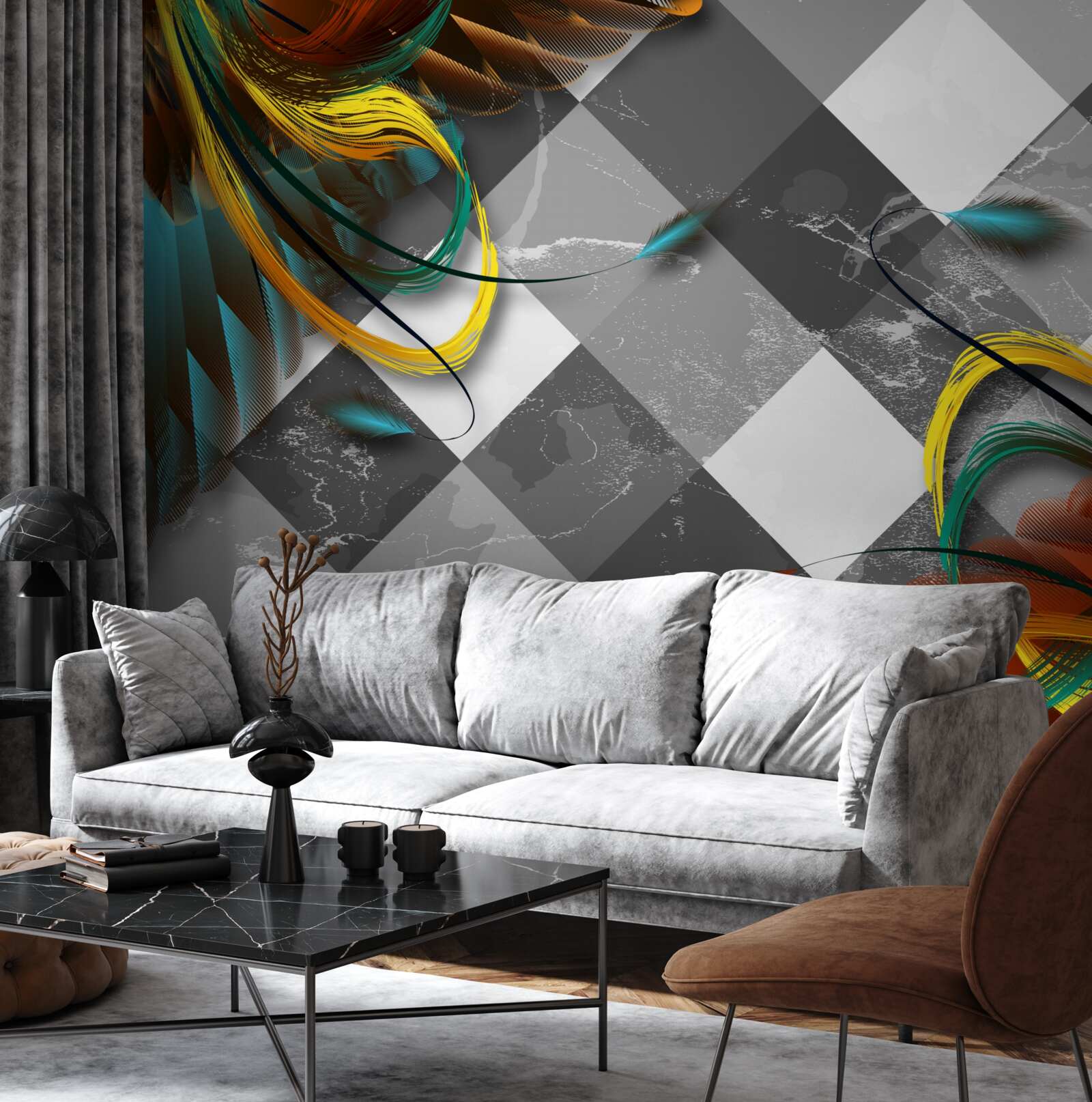 Papier peint comme des oiseaux de paradis