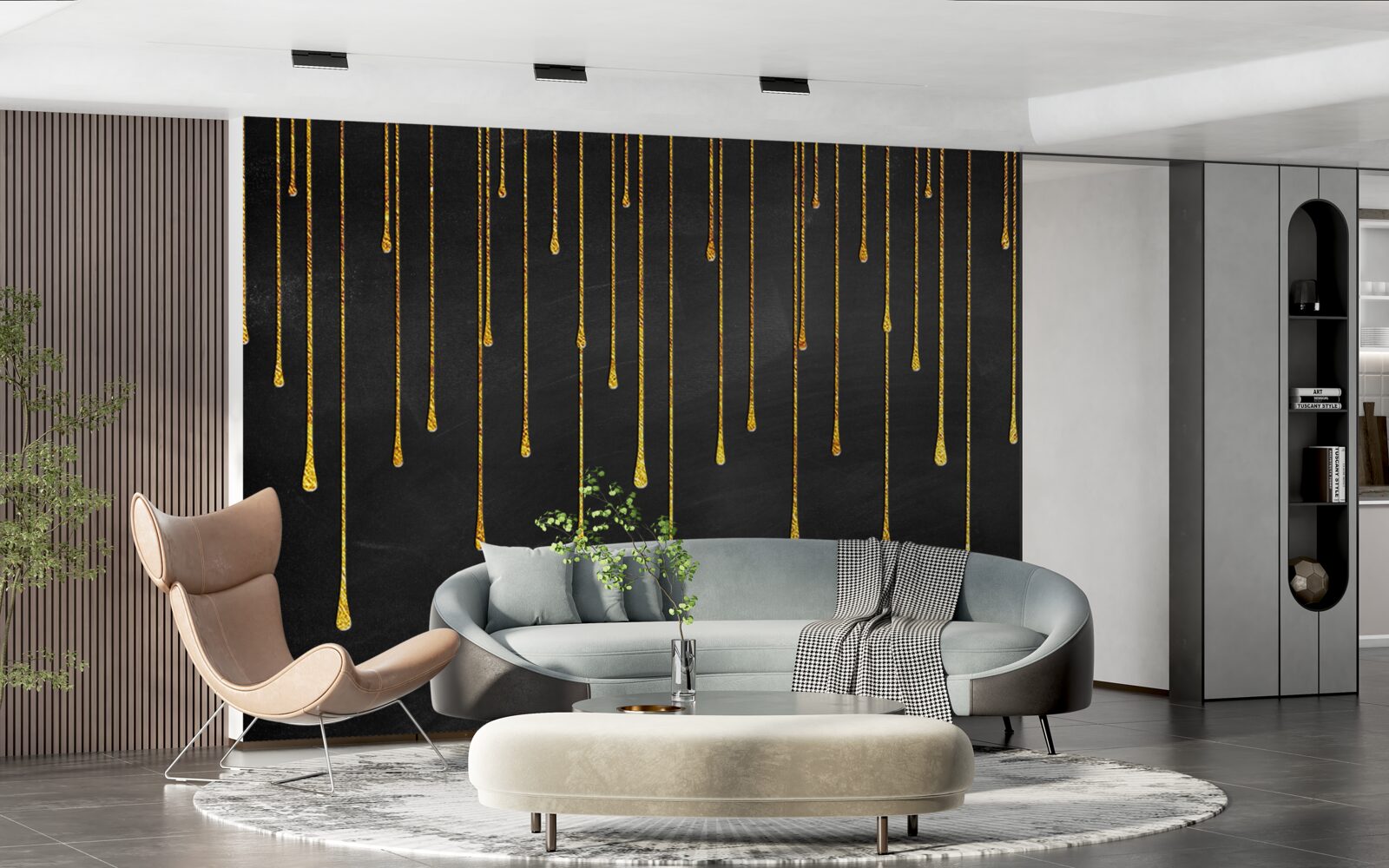 Papier peint les étoiles diminuent dans l'obscurité de la nuit