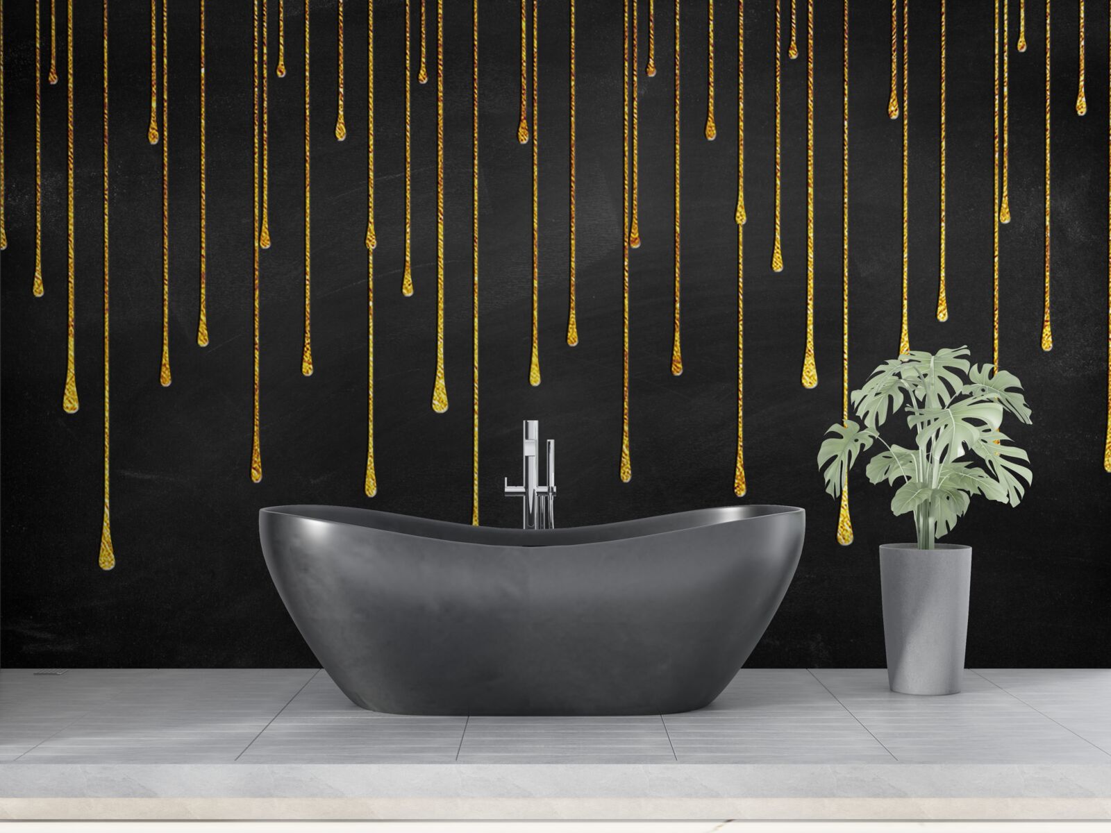 Papier peint les étoiles diminuent dans l'obscurité de la nuit