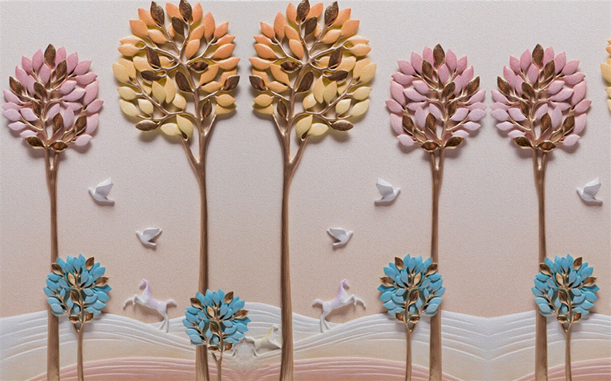 Papier peint palmiers et tropiques côtiers