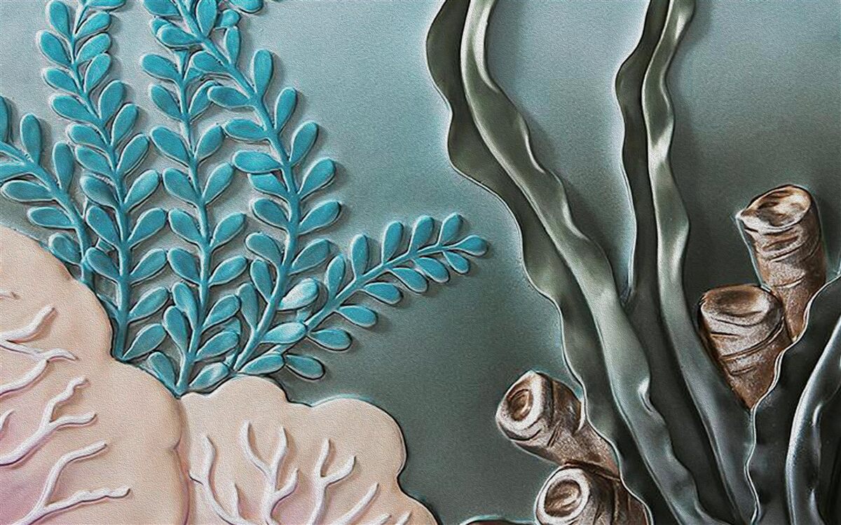 Papier peint plantes aquatiques et algues marines