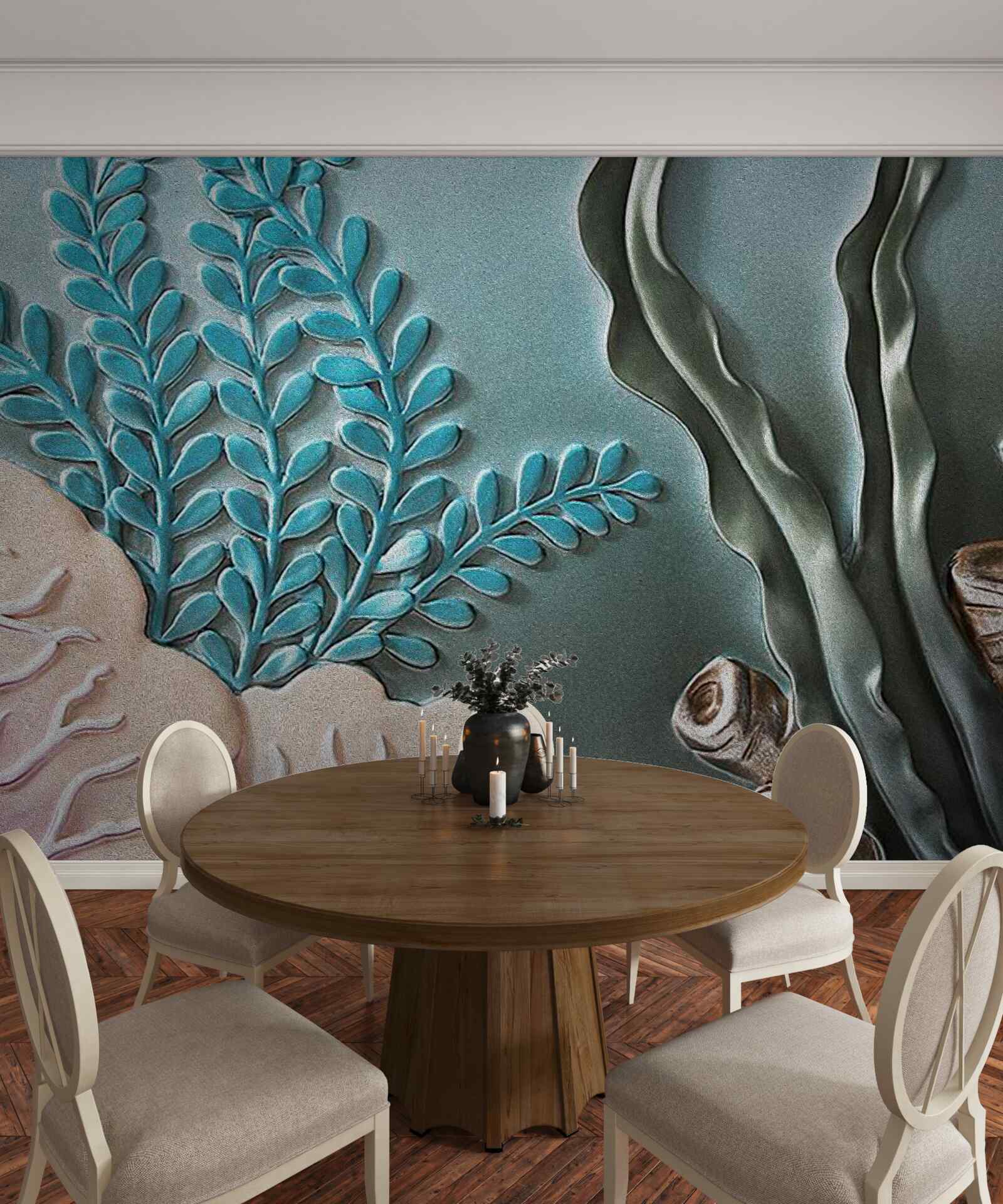 Papier peint plantes aquatiques et algues marines