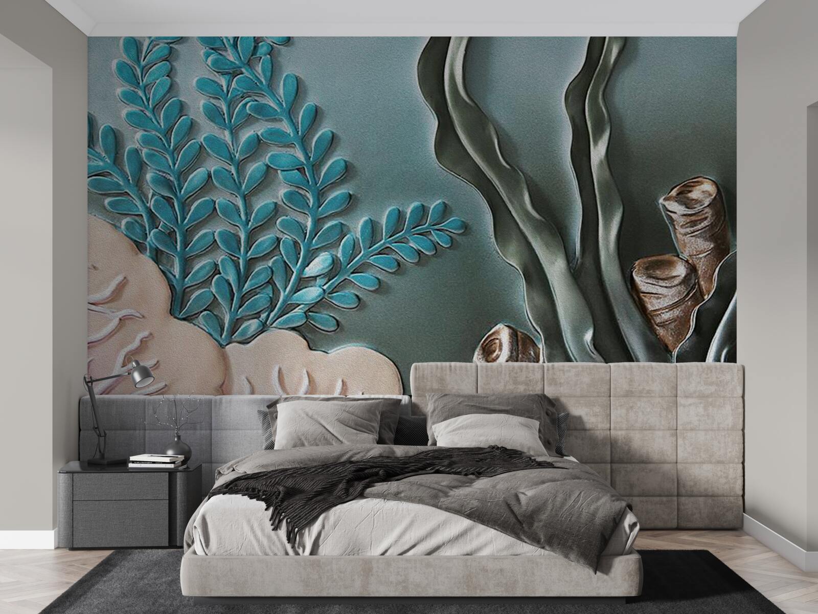 Papier peint plantes aquatiques et algues marines