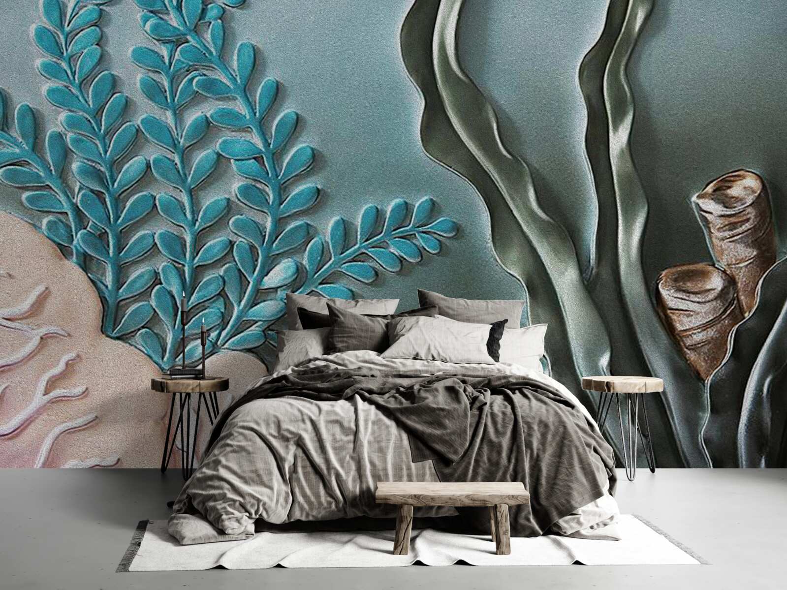 Papier peint plantes aquatiques et algues marines