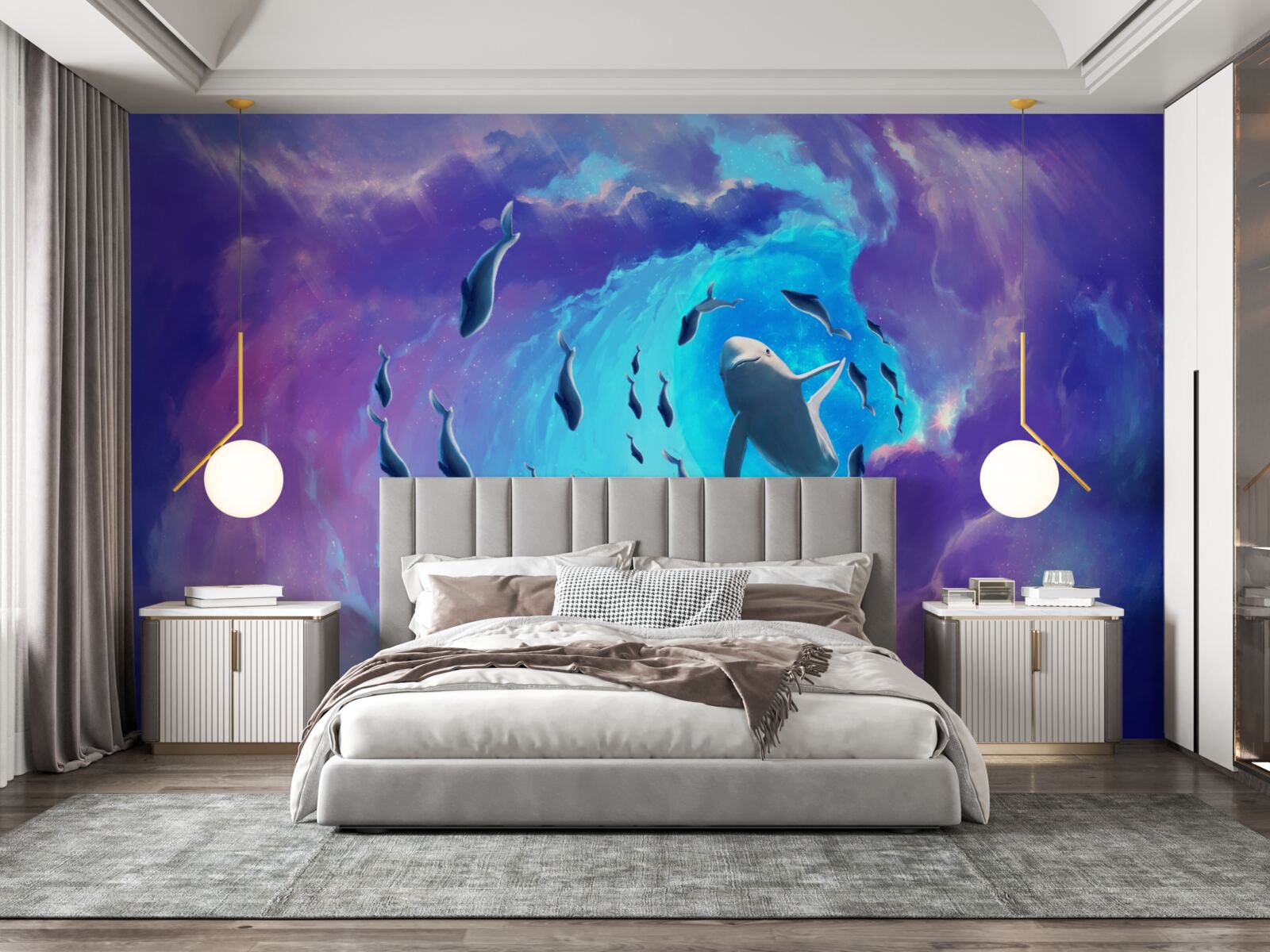 Papier peint cycle de l'eau