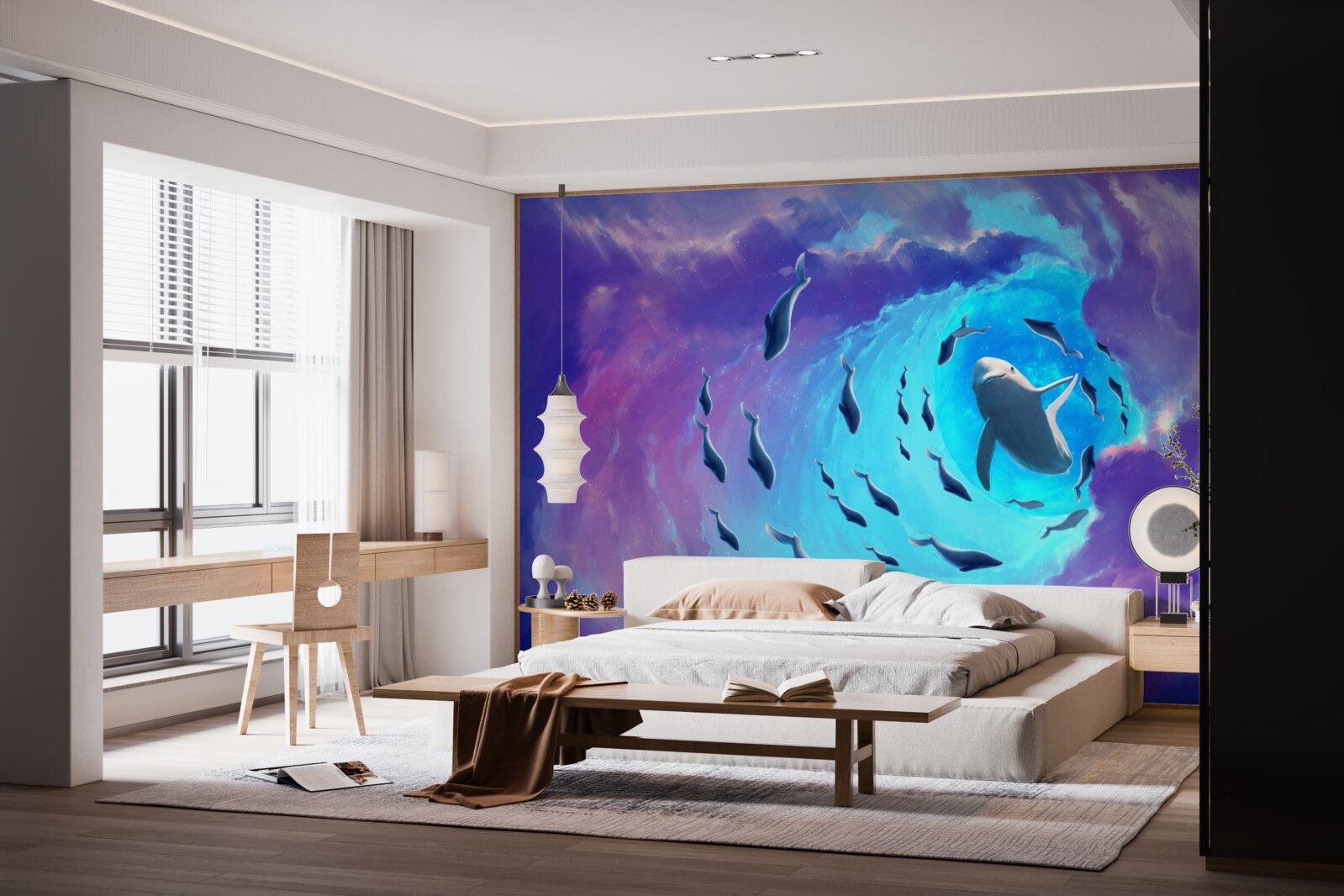 Papier peint cycle de l'eau