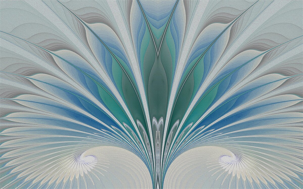 Papier peint les plumes bleues créent une abstraction