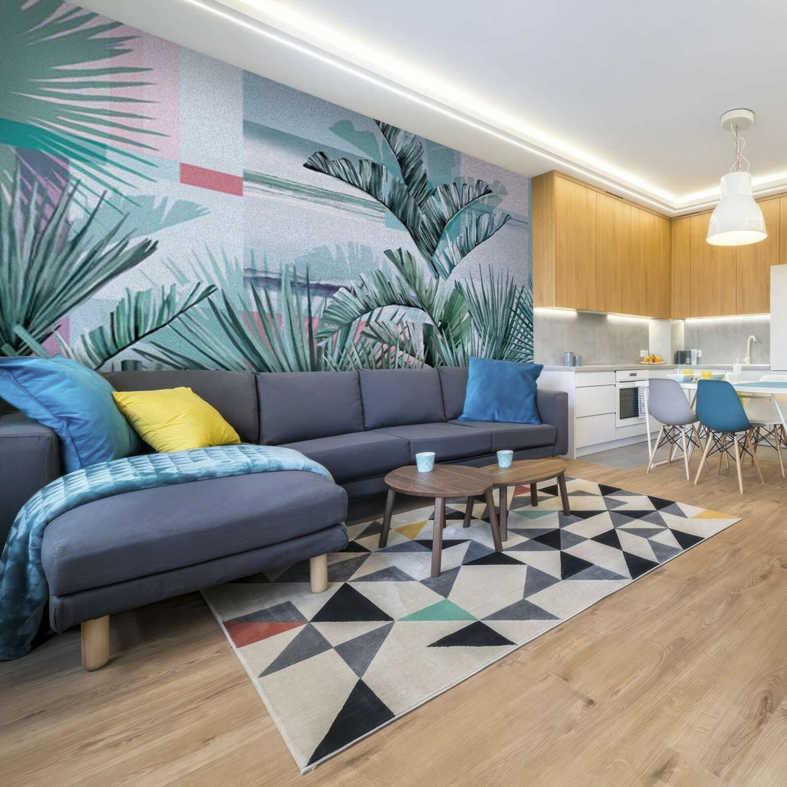 Papier peint paradis exotique