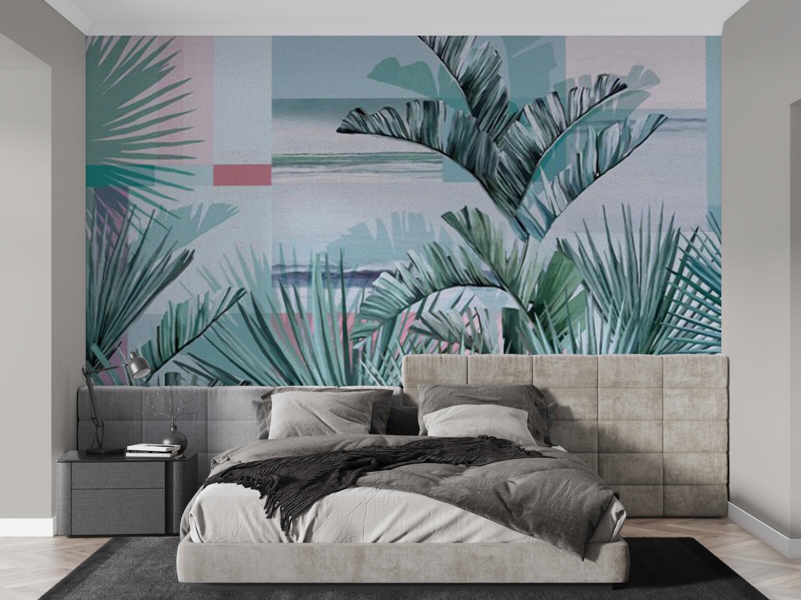 Papier peint paradis exotique