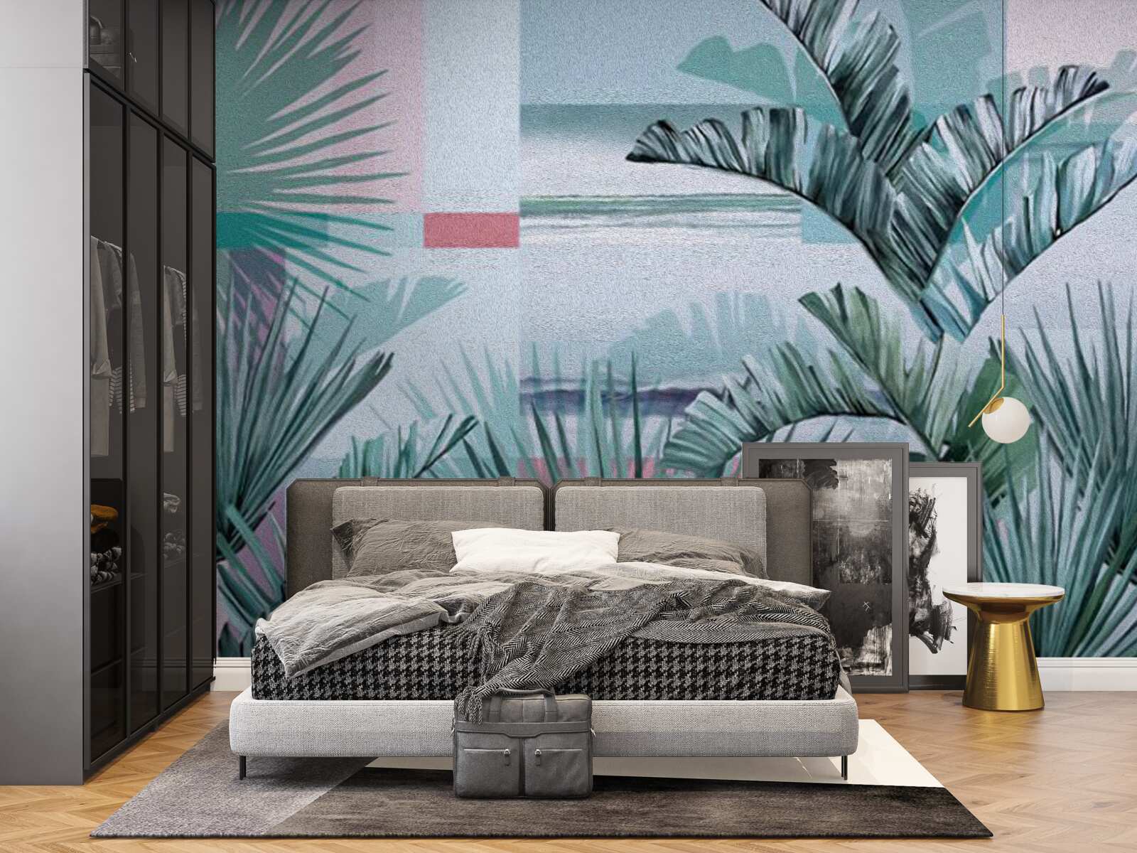 Papier peint paradis exotique