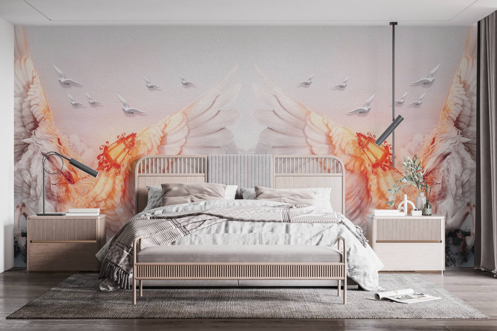 Papier peint l'envergure du ciel